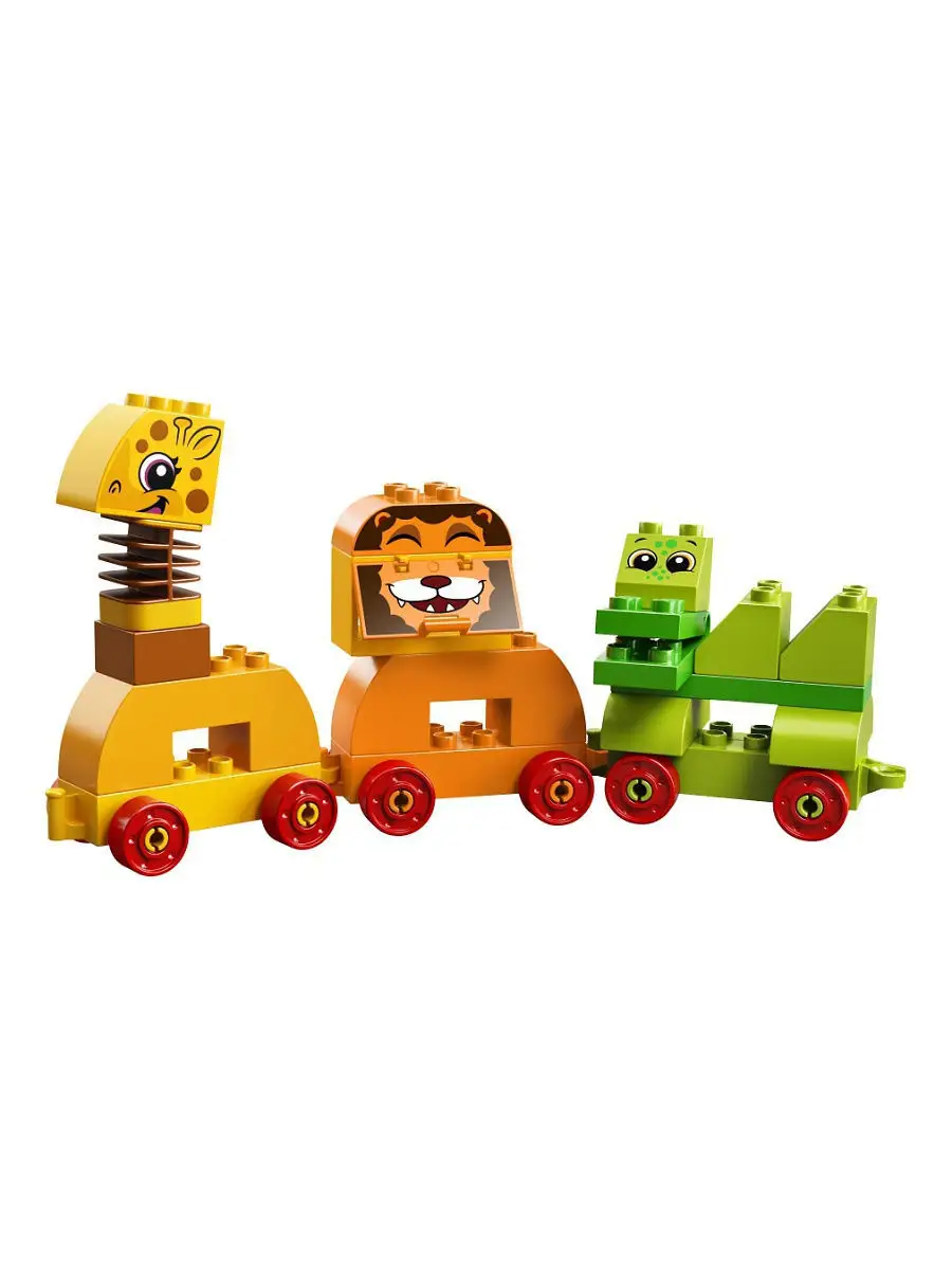 Конструктор LEGO DUPLO Creative Play 10863 Мой первый парад животных /  зоопарк, для малышей LEGO 4930156 купить в интернет-магазине Wildberries