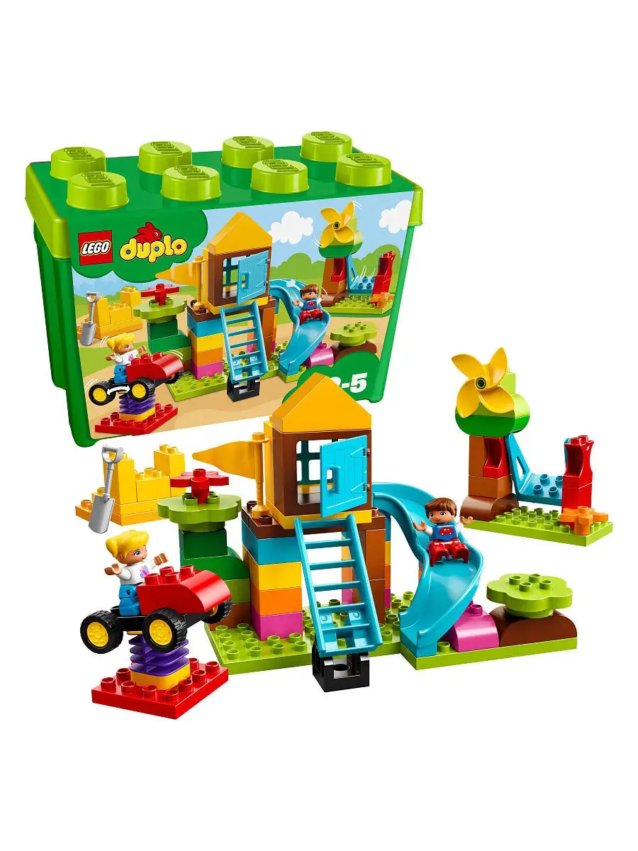 Конструктор LEGO DUPLO Creative Play 10864 Большая игровая площадка LEGO  4930157 купить в интернет-магазине Wildberries