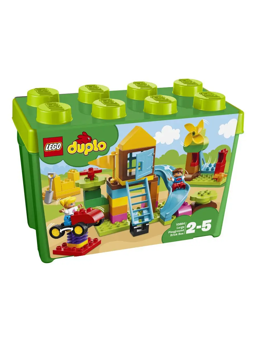 Конструктор LEGO DUPLO Creative Play 10864 Большая игровая площадка LEGO  4930157 купить в интернет-магазине Wildberries