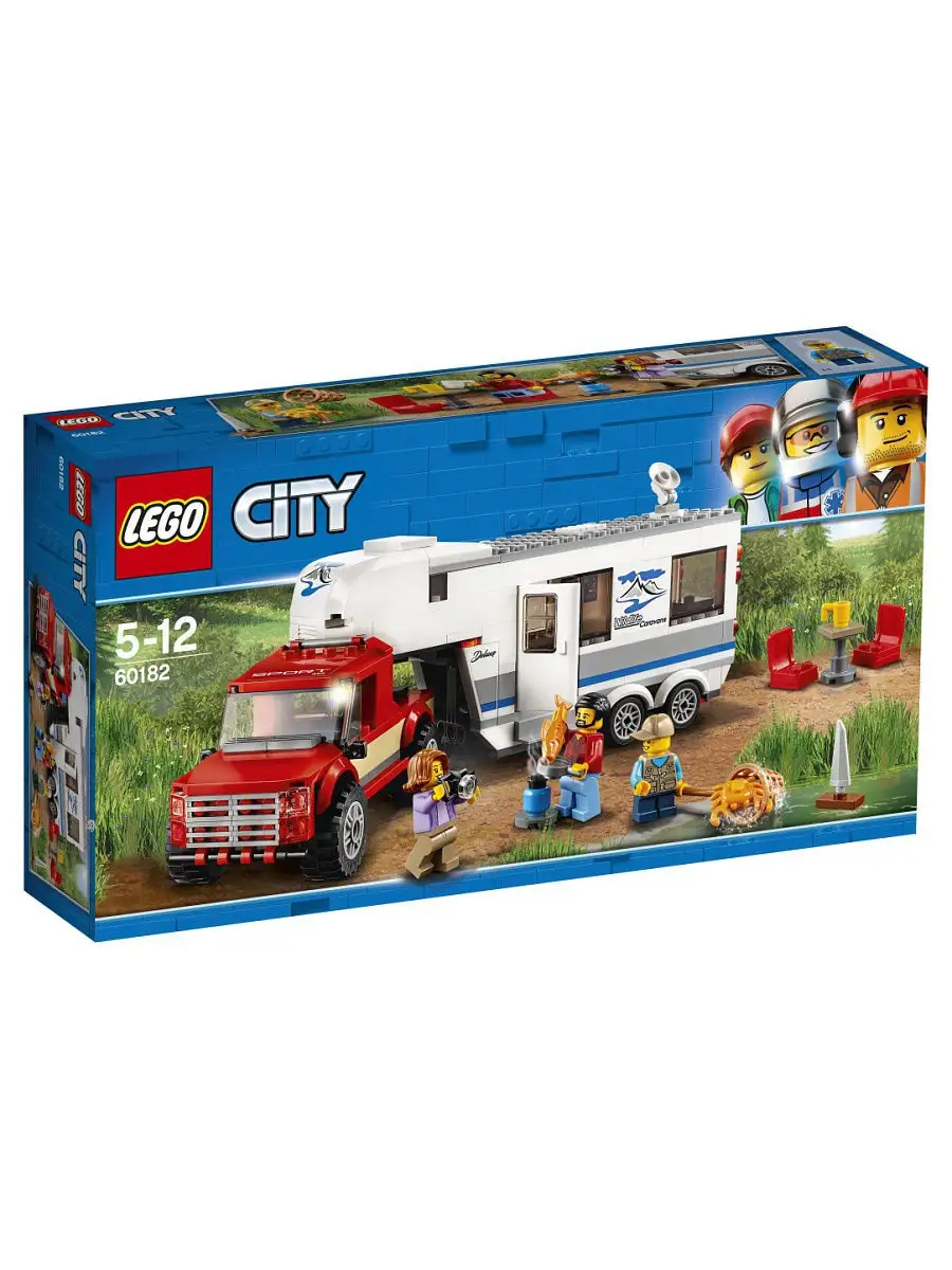 Конструктор LEGO City Great Vehicles 60182 Дом на колесах LEGO 4930173  купить в интернет-магазине Wildberries