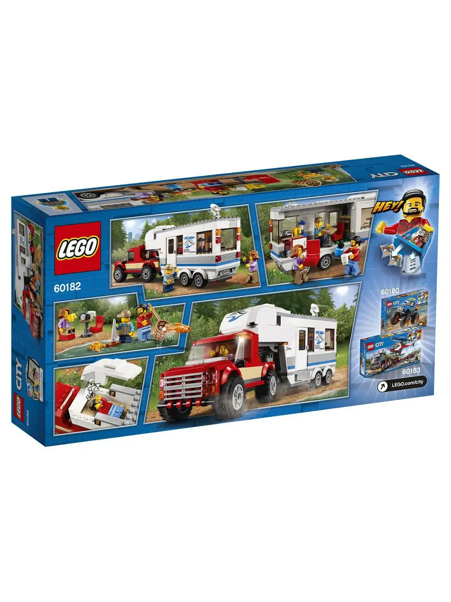 Конструктор LEGO City Great Vehicles 60182 Дом на колесах LEGO 4930173  купить в интернет-магазине Wildberries