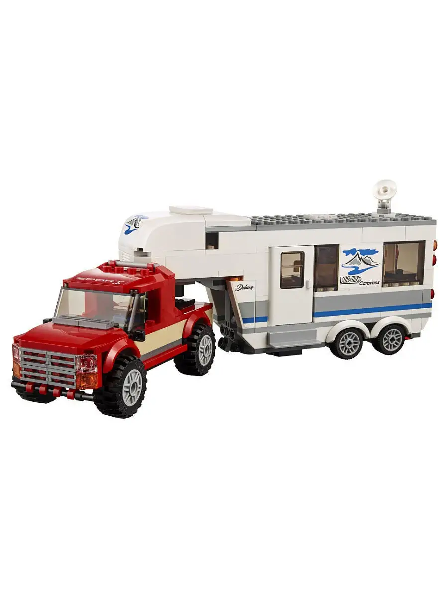 Конструктор LEGO City Great Vehicles 60182 Дом на колесах LEGO 4930173  купить в интернет-магазине Wildberries