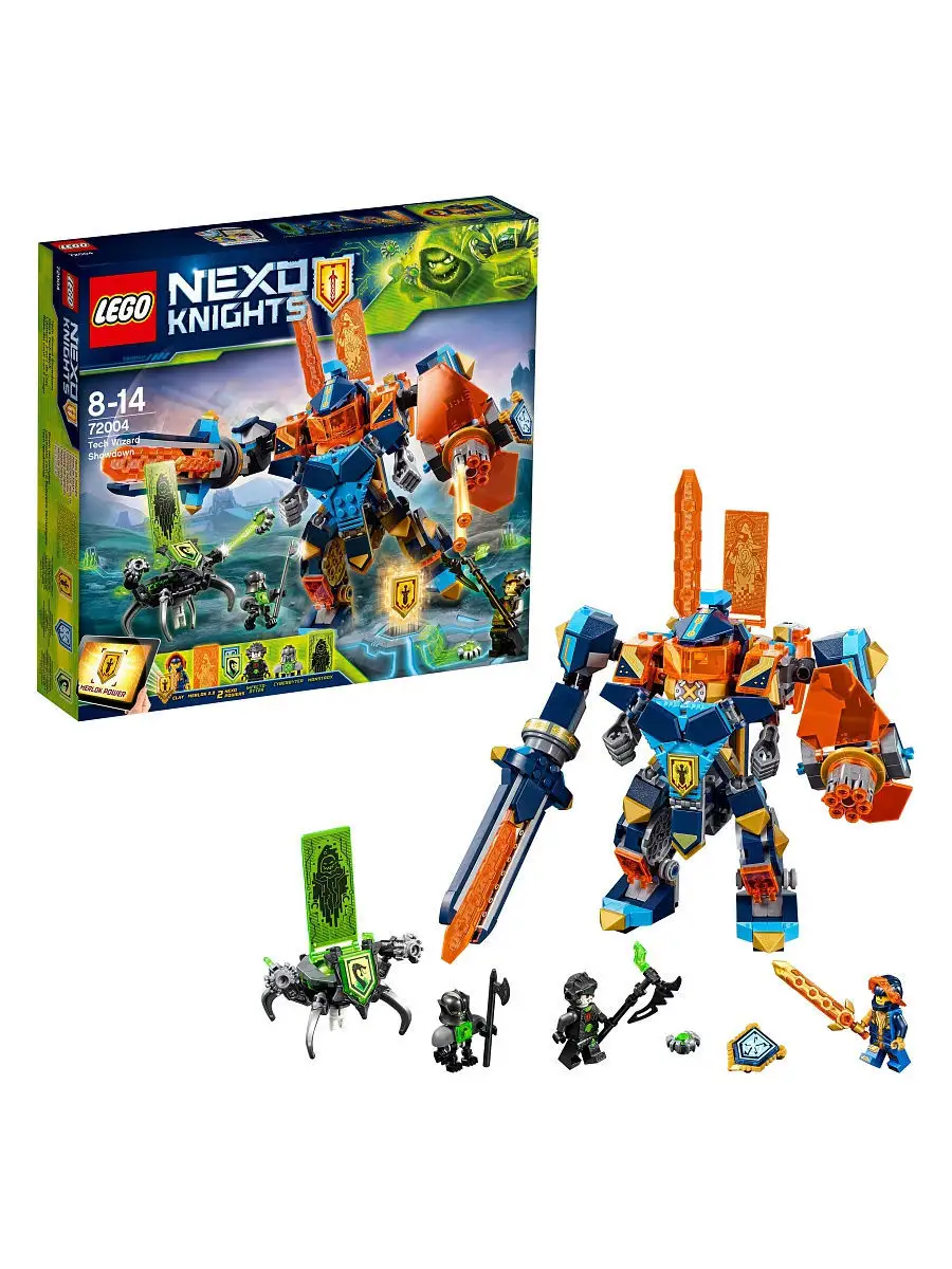 Конструктор LEGO Nexo Knights 72004 Решающая битва роботов LEGO 4930182  купить в интернет-магазине Wildberries