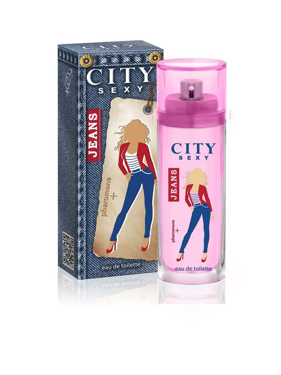 City Sexy Jeans ТВ 60 мл Секси Джинс CITY PARFUM 4959773 купить в  интернет-магазине Wildberries