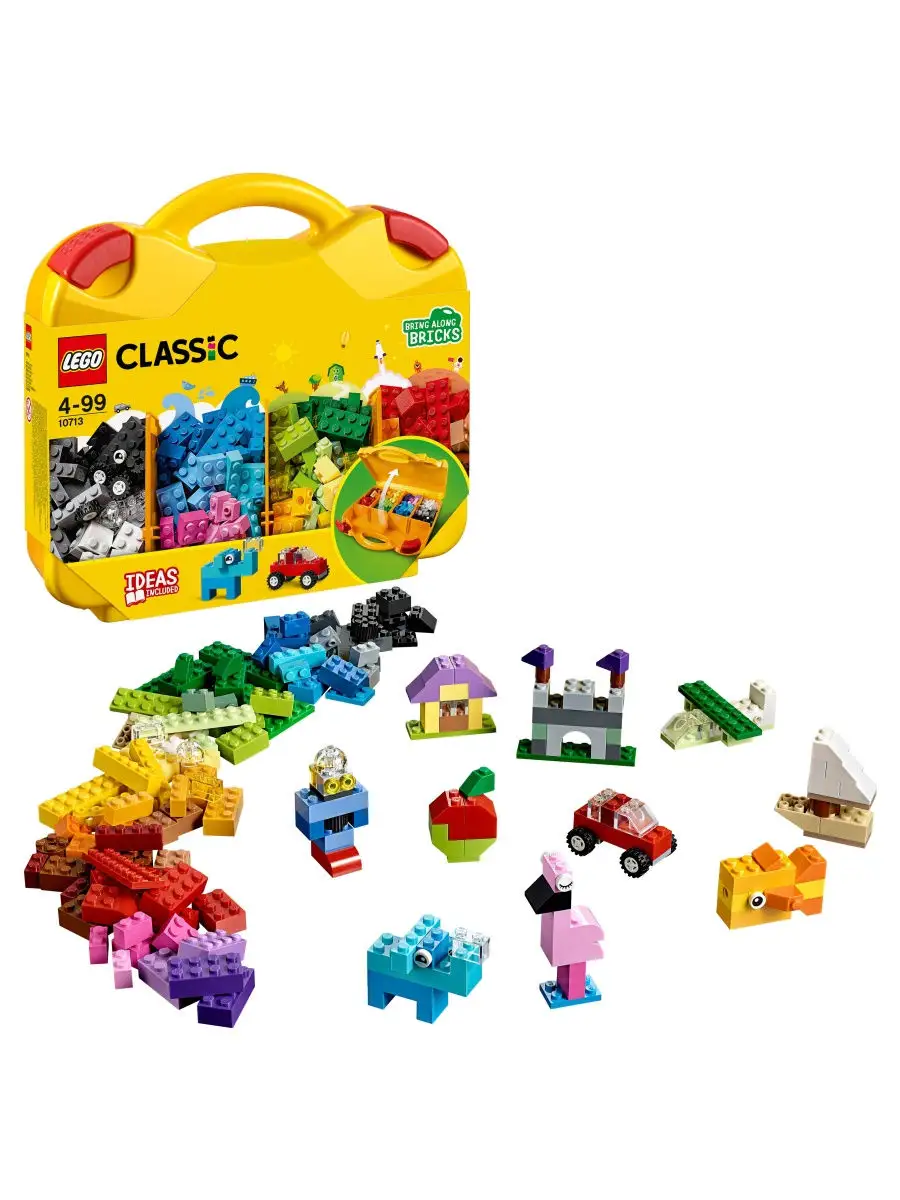 Конструктор LEGO Classic 10713 Чемоданчик для творчества и конструирования  / игровой набор LEGO 4979640 купить в интернет-магазине Wildberries