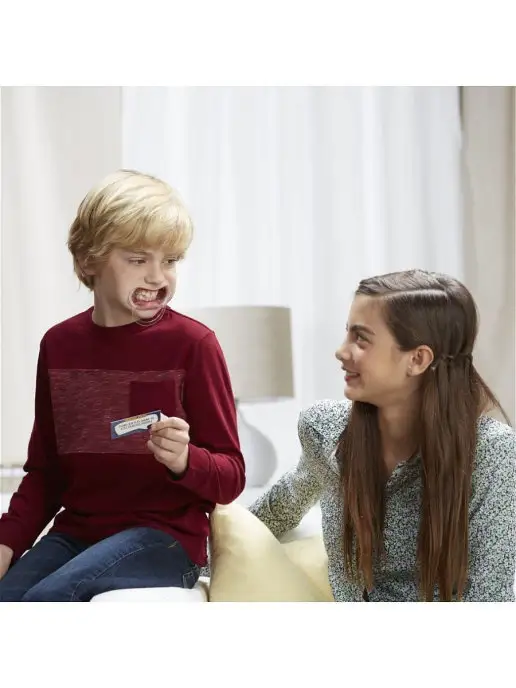 HASBRO ИГРЫ Игра настольная Скажи если сможешь Дети против родителей, серый, фото 4