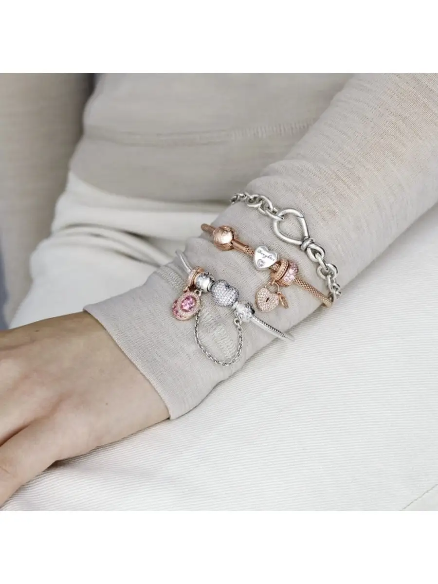 Браслет Moments с замком P-lock PANDORA 5265112 купить в интернет-магазинеWildberries