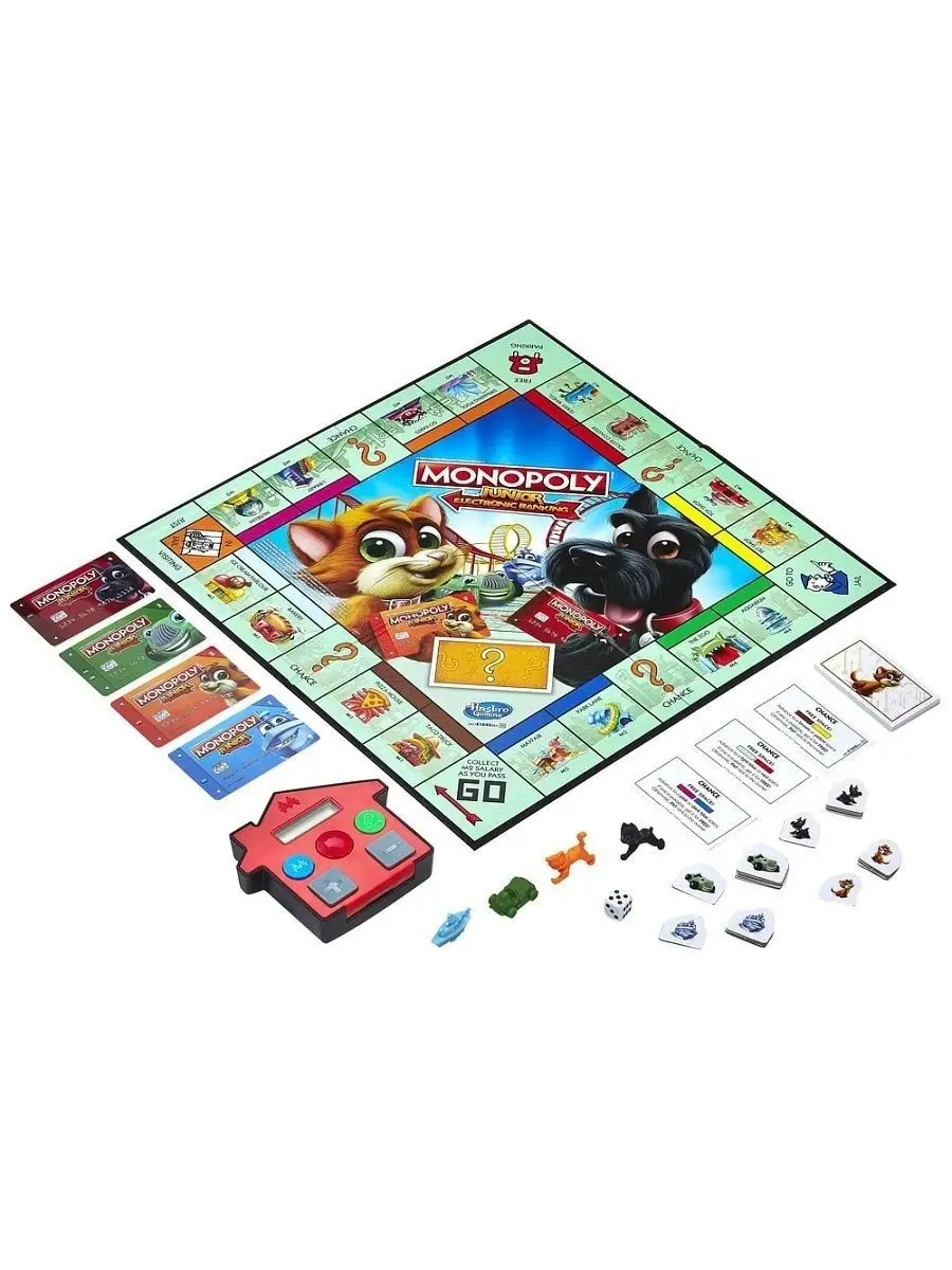 Игра настольная Монополия Джуниор с банковскими картами MONOPOLY 5296251  купить за 2 859 ₽ в интернет-магазине Wildberries