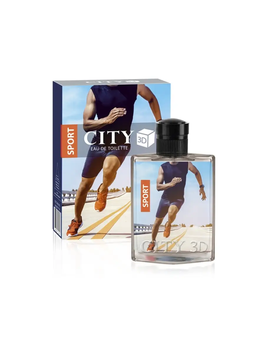 Духи мужские City 3D Sport, одеколон 90 мл. CITY PARFUM 5383920 купить в  интернет-магазине Wildberries