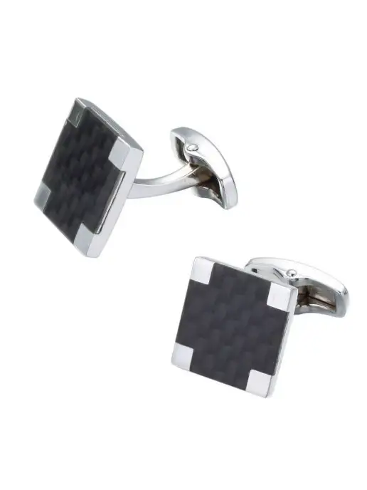 Churchill accessories Запонки классические, серый, фото 2