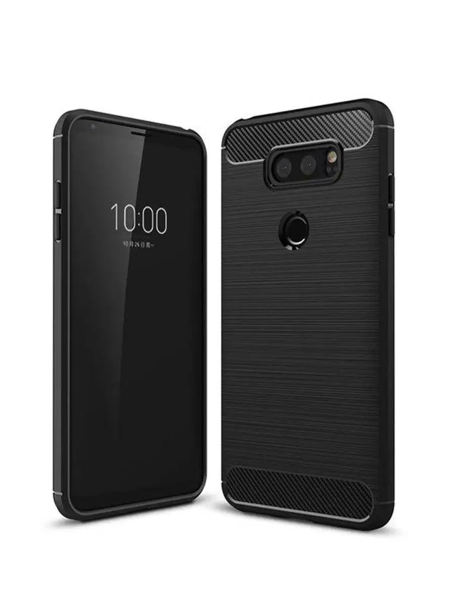 Противоударный чехол бампер для LG K8 2017 Carbon Design UVOO 5517443  купить за 110 ₽ в интернет-магазине Wildberries