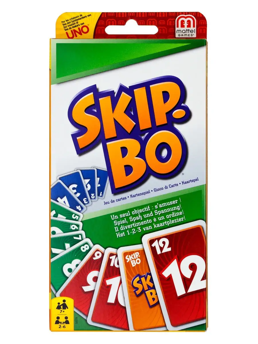 Карточная игра Skip-Bo Games 5538892 купить в интернет-магазине Wildberries