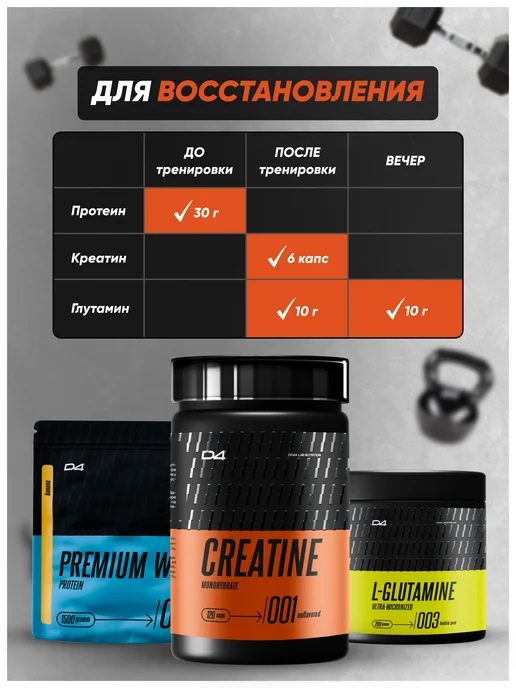 Do4a Lab Креатин моногидрат в капсулах Creatine, 120 шт, 120 шт, фото 8