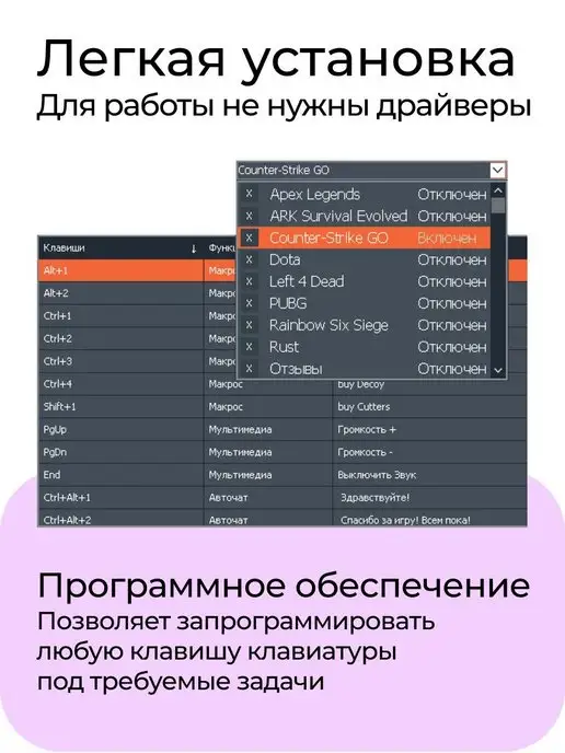 DEFENDER Клавиатура для компьютера и ноутбука, проводная USB Element, черный, фото 4