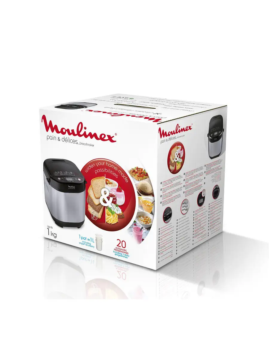 Хлебопечь Moulinex Pain & Delices OW240E30 Moulinex 5605092 купить в  интернет-магазине Wildberries