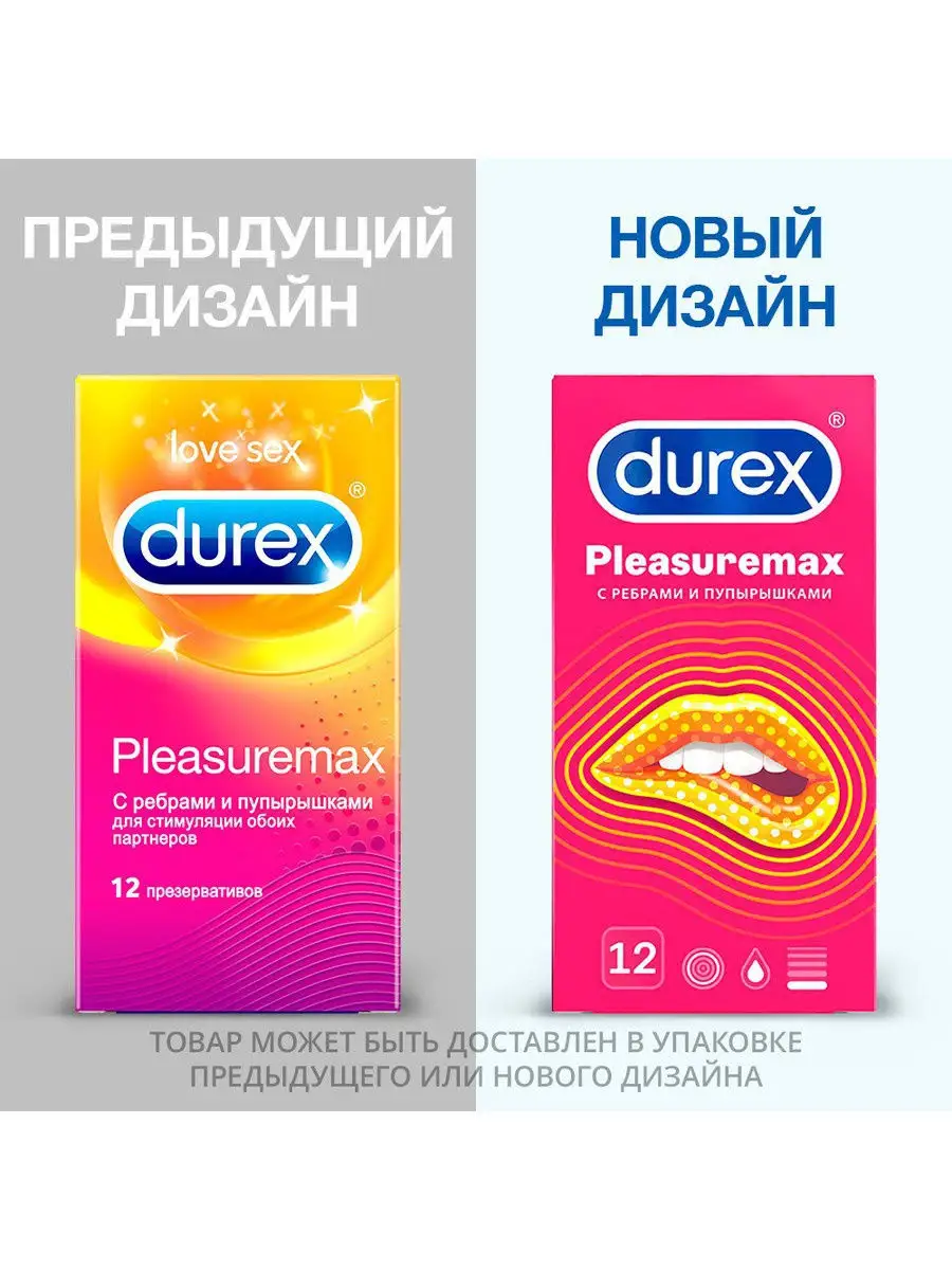 Pleasuremax (с ребрами и пупырышками) Презервативы №12 Durex 5614056 купить  за 982 ₽ в интернет-магазине Wildberries