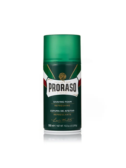 PRORASO Пена для бритья 300мл освежающая с ментолом и маслом авокадо, 300 мл