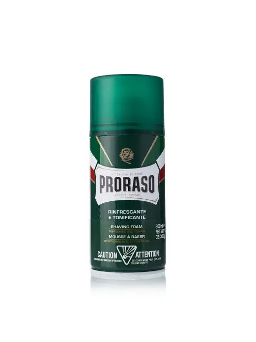 PRORASO Пена для бритья 300мл освежающая с ментолом и маслом авокадо, 300 мл, фото 2