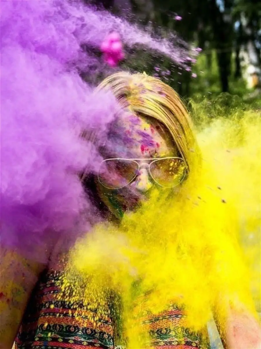 Краски Холи фиолетовый, фестивальные краски для праздник Holi Like 5740627  купить за 190 ₽ в интернет-магазине Wildberries