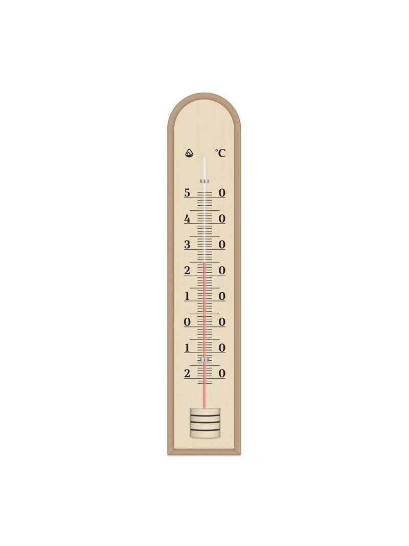 Термометр комнатный / Настенный / Деревянный / Д-7 (25x5,3x1,5см), цв.  Коричневый Стеклоприбор 5753053 купить в интернет-магазине Wildberries