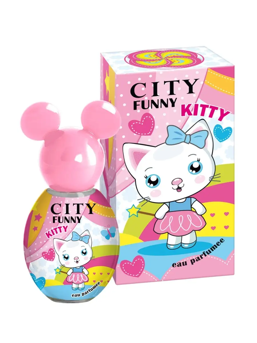 Духи детские City Funny Kitty аромат для девочки 30 мл CITY PARFUM 5754198  купить за 406 ₽ в интернет-магазине Wildberries