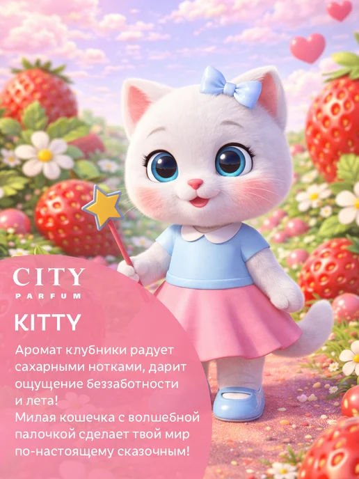 CITY PARFUM Духи детские City Funny Kitty аромат для девочки 30 мл, 30 мл, фото 3