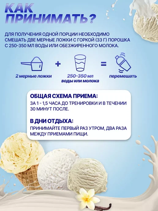 R-line Сывороточный протеин RLine Light Whey, 1000г, пломбир, 1000 г, фото 7