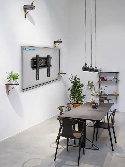 Kromax Кронштейн для телевизора 15"-47" настенный FLAT-5, черный, фото 2