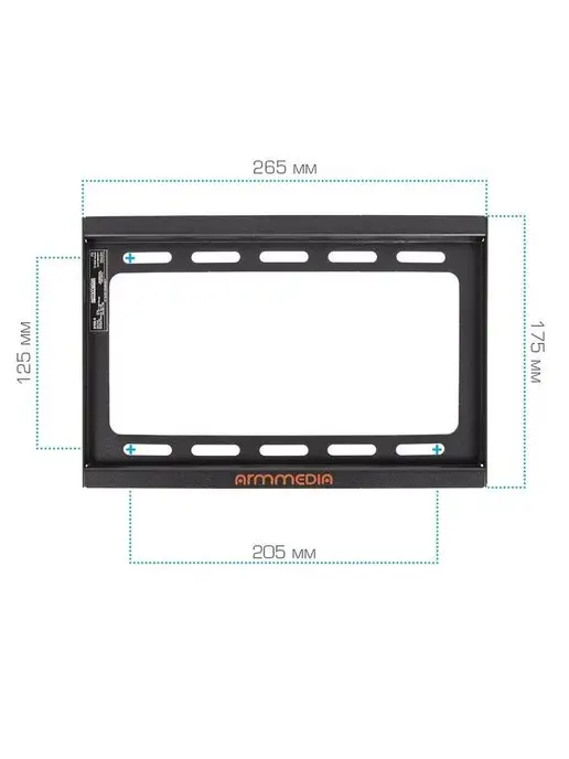 ARMMEDIA Кронштейн для телевизора 15"-47" настенный STEEL-5, черный, фото 7