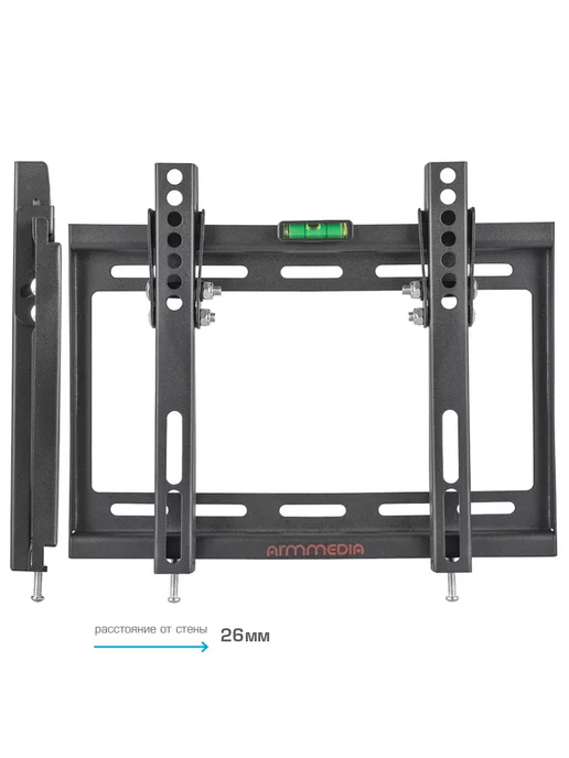 ARMMEDIA Кронштейн для телевизора 15"-47" настенный STEEL-6, черный, фото 4