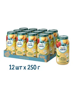 250г Пюре яблоко банан груша, с печеньем (12 шт) ФрутоНяня 5772522 купить за 920 ₽ в интернет-магазине Wildberries