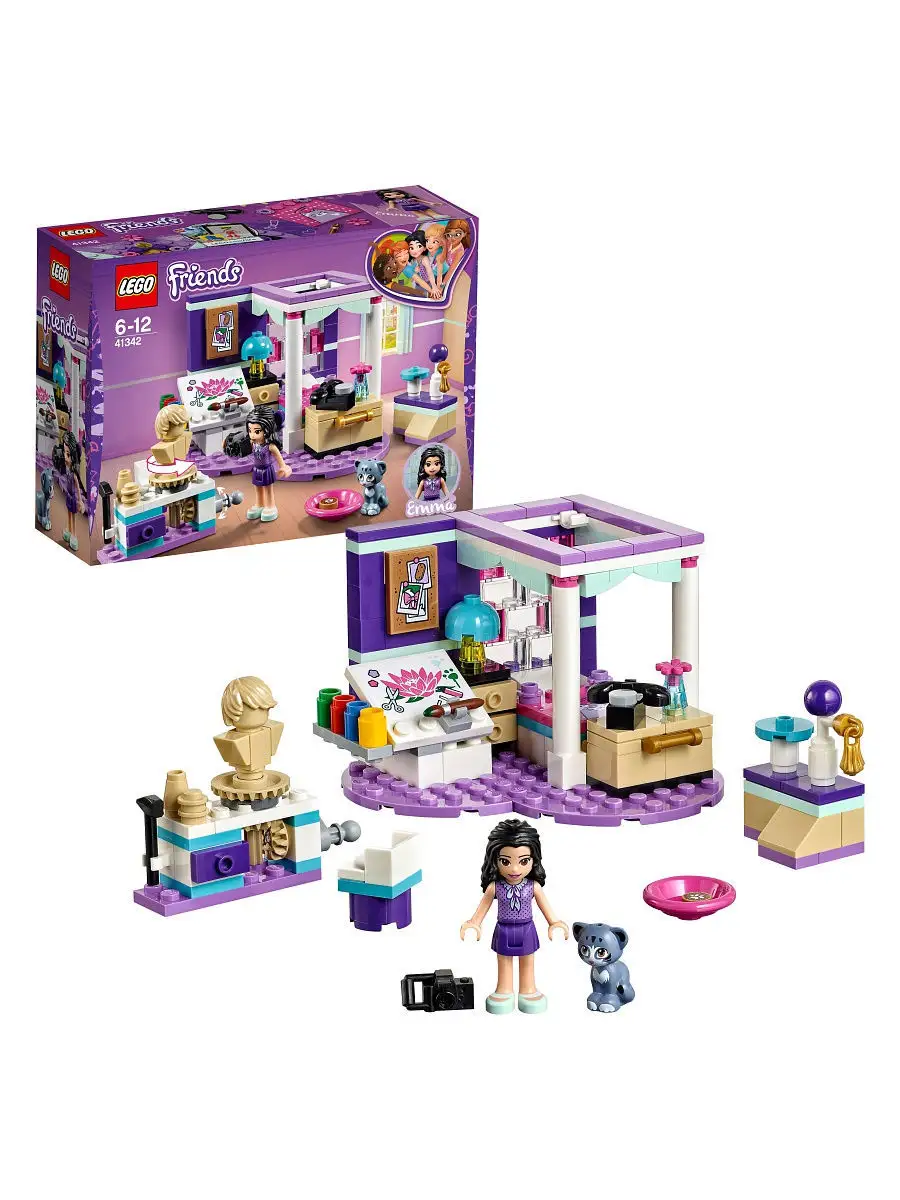 Конструктор LEGO Friends 41342 Роскошная комната Эммы LEGO 5784089 купить в  интернет-магазине Wildberries