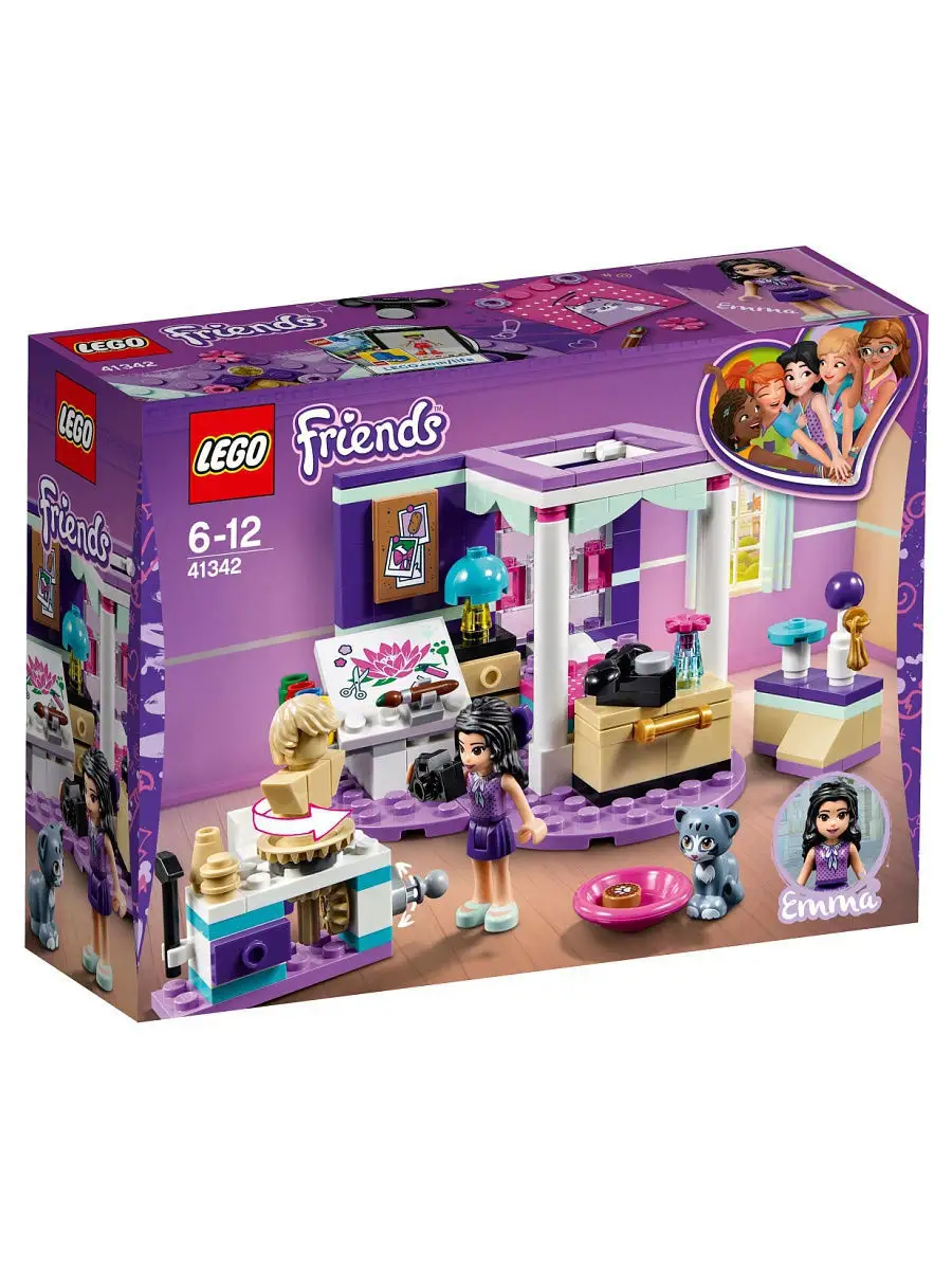 Конструктор LEGO Friends 41342 Роскошная комната Эммы LEGO 5784089 купить в  интернет-магазине Wildberries