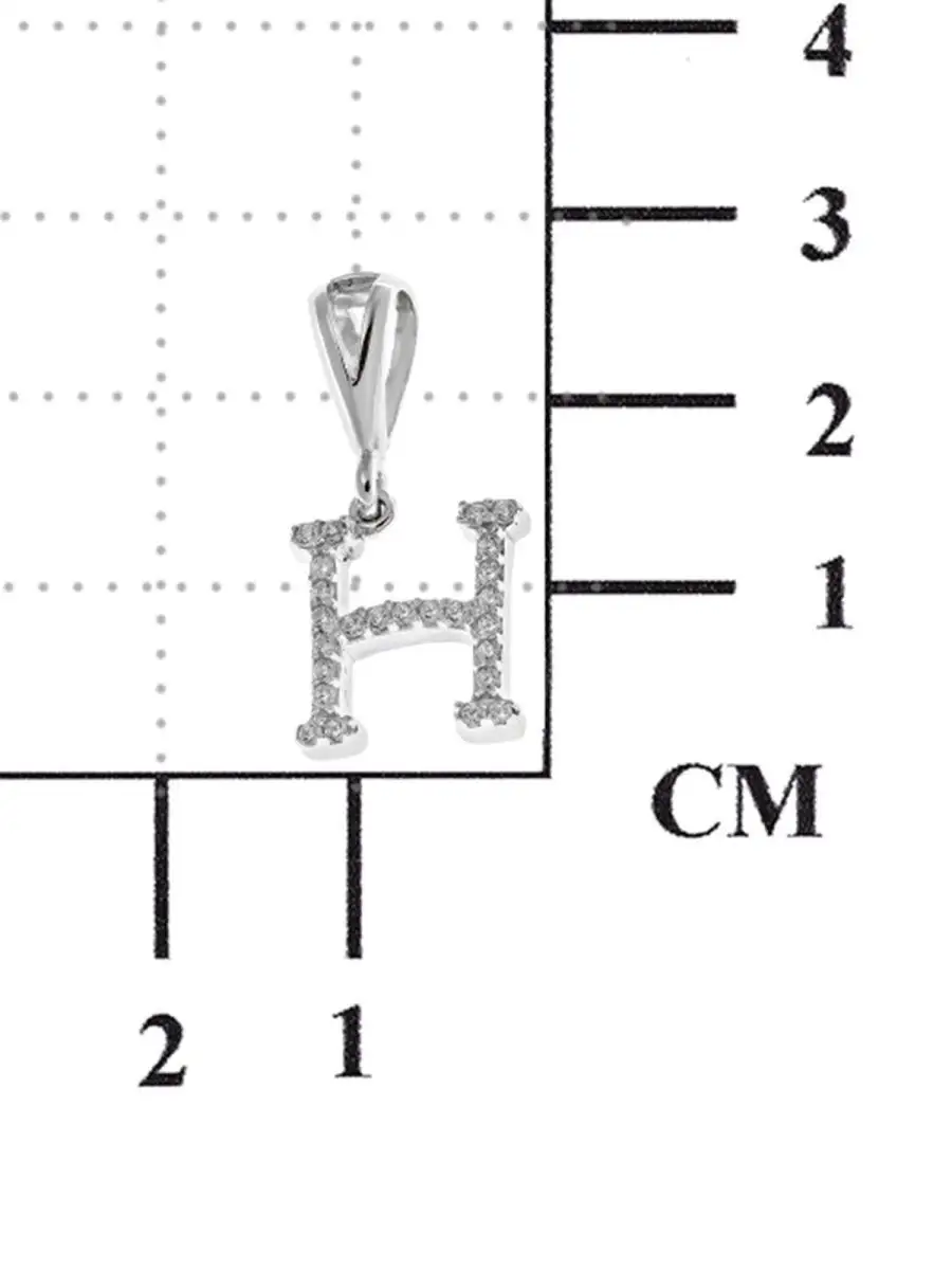 Кулон подвеска на шею серебро буква Н серебро 925 с камнями Агра 5827458  купить за 998 ₽ в интернет-магазине Wildberries