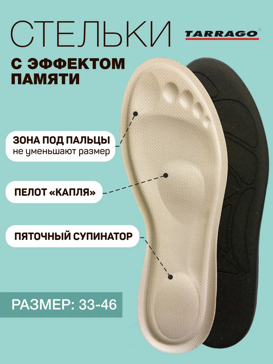 Стельки для кроссовок EASY GO Tarrago.