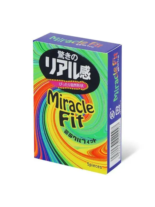 Sagami Презервативы Miracle Fit 5 шт супероблегающие, 5 шт