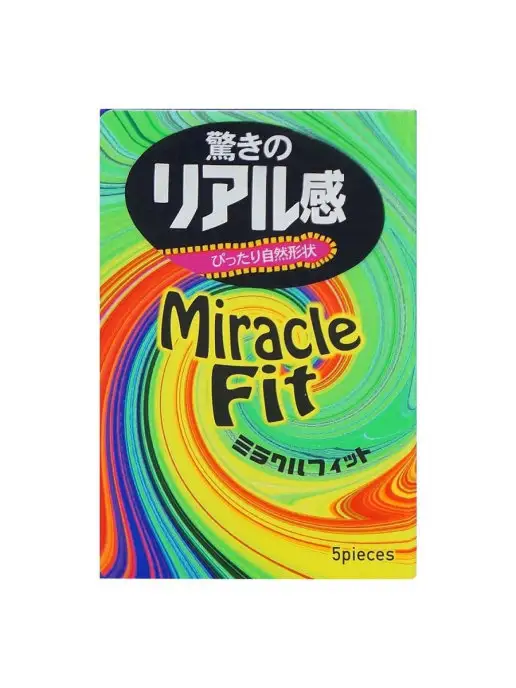 Sagami Презервативы Miracle Fit 5 шт супероблегающие, 5 шт, фото 2