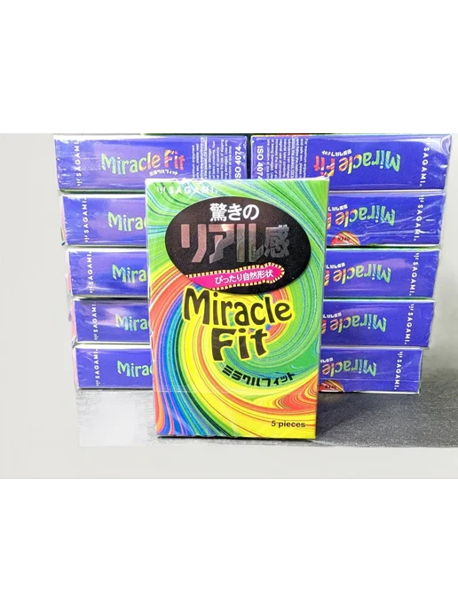 Sagami Презервативы Miracle Fit 5 шт супероблегающие, 5 шт, фото 7