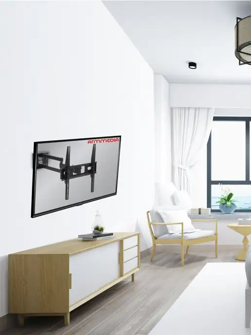 ARMMEDIA Кронштейн для телевизора 32"-55" настенный PT-15, черный, фото 2