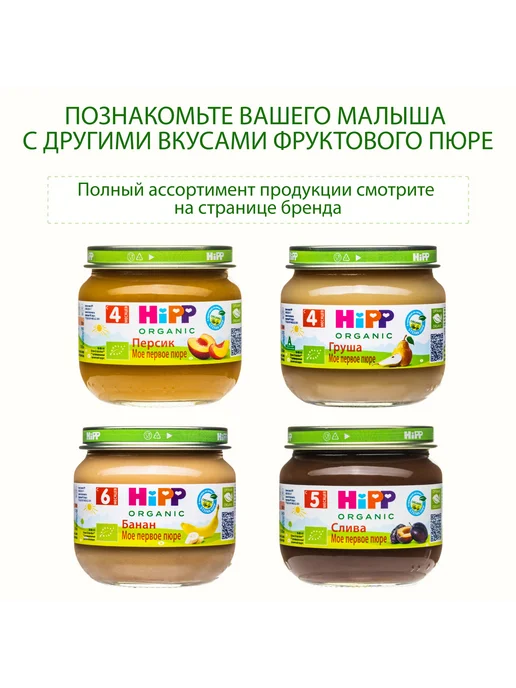 Hipp "Фруктовый десерт с манго", с 6 месяцев, 6х100г, 100 г, фото 7