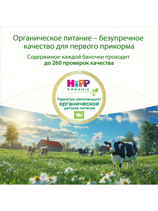 Hipp Пюре мясное "Говядина", с 6 месяцев, 6х80г, 80 г, фото 3