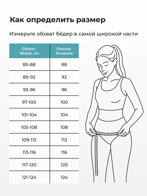 ФЭСТ Бандаж послеродовой утягивающий для живота трусы, черный, фото 8