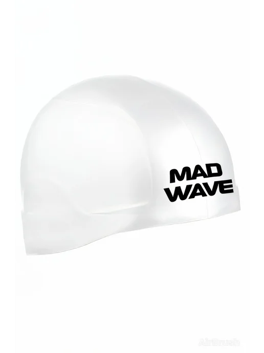 Mad Wave Шапочка силиконовая стартовая R-cap, белый, фото 5