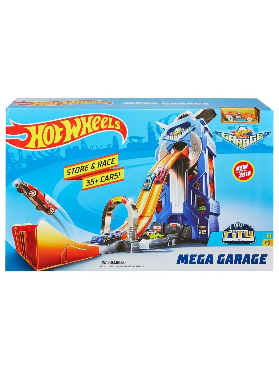 Транспорт игрушечный Hot Wheels Сити Мега Гараж Hot Wheels 6017044 купить в  интернет-магазине Wildberries