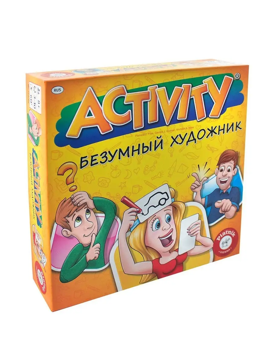 Настольная игра Activity Активити Безумный художник 2 Piatnik 6043431  купить в интернет-магазине Wildberries