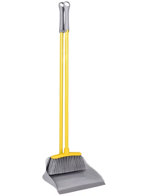 Apex Совок с щеткой высокий с резиновой кромкой 27x27x92см, 27x27x92 см