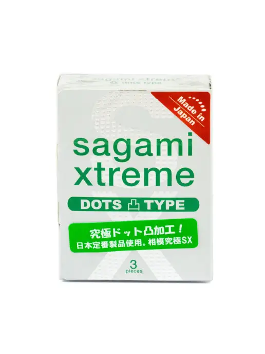 Sagami Презервативы Xtreme Type E, 3 шт, Точечная текстура, 3 шт, фото 2