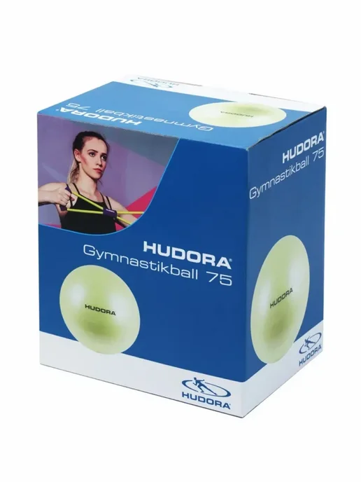 Hudora Гимнастический мяч для фитнеса 75 см, зеленый, фото 7
