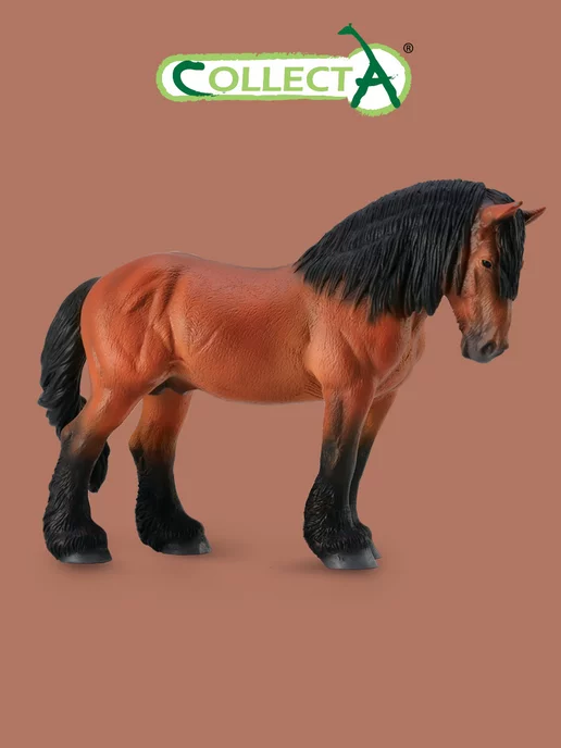 Collecta Фигурка лошади Арденский жеребец, коричневый