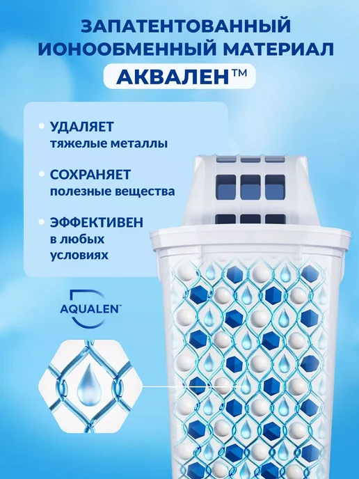 Аквафор Кувшин для воды Престиж с модулем А5, синий, фото 6